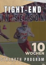Tight-End 10 Wochen In-Season Strenght Programm