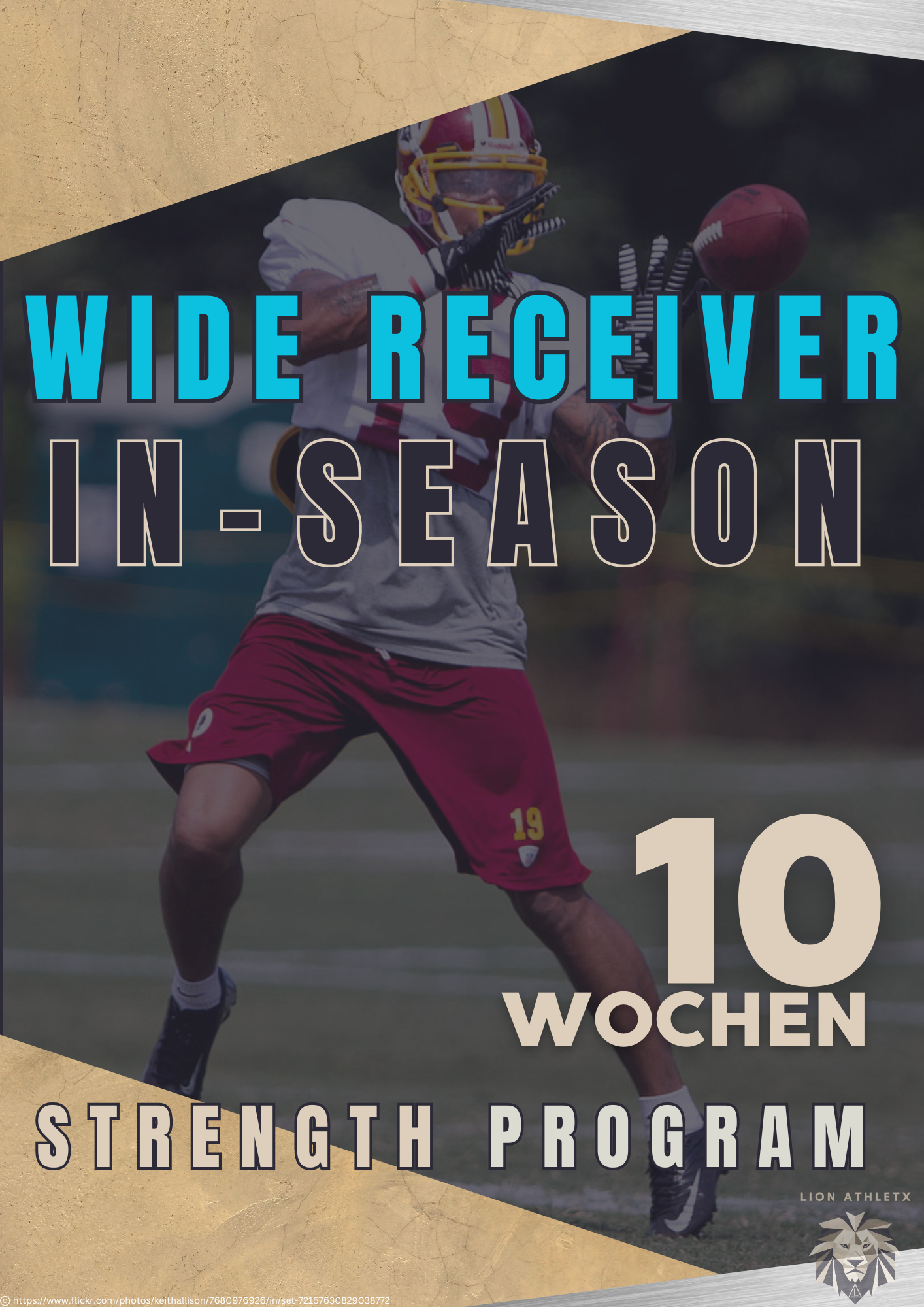 Wide Receiver 10 Wochen In-Season Strenght Programm