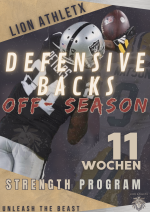 NEW Defensive Backs Offseason 11 Wochen Strenght Programm