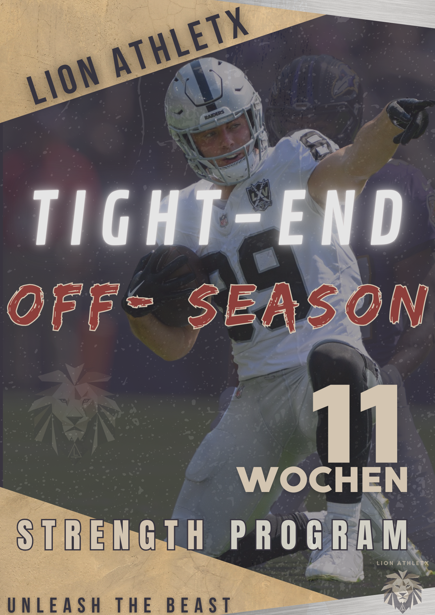 NEW Tight-End Offseason 11 Wochen Strenght Programm