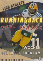 NEW Runningback Offseason 11 Wochen Strenght Programm